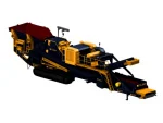 200-240 Ton/Hour Vibrating Screen Mobile Impact Crusher