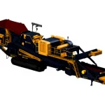 200-240 Ton/Hour Vibrating Screen Mobile Impact Crusher