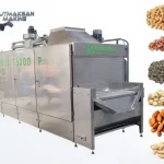 150-750 Kg / Hour Nut Roasting Machine