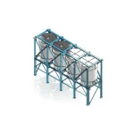 Salt Production Stock Silo