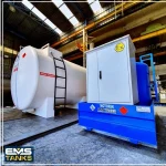 1500 Liter Aboveground Fuel Tank with Pump and Cabin