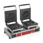 Double Flower + Flower Model Waffle Maker