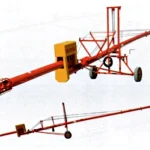 ⌀16.5/(14080mm) Vertical Foot Step Electric Motor Driven Agricultural Screw Conveyor