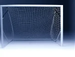 5X2 Meter White Color Square Pattern Mini Soccer Goal Net - Image 2