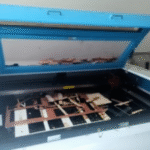 130 W Double Head Wood Laser Cutting Machine