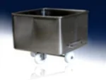 Stainless Steel 200 Liter Standard Meat Transport Trolley