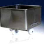 Stainless Steel 200 Liter Standard Meat Transport Trolley