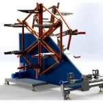 50-125 mm Plastic Pipe Coiler Machine