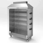 5 Spindle (25 Chicken) Gas Chicken Rotisserie Machine