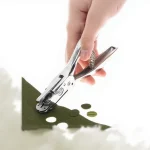 Tailor Cardboard Card Paper Notch Cutting Scissors And Round Hole Punch
