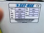 2.5 Mt 3 Mm Srgm-H 2560*3 Saymak Guillotine Shears with Reducer - Image 6