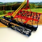 345 Cm Spring Cultivator Rotary Rake (With Rollers) Combination