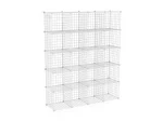 20 Compartment White Portable Office Cabinet - Image 3