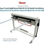 AFM 1270X1.5 Sliding Piece Molded Manual Lever Top-Bottom Straight Blade Guillotine Shear Machine