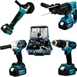 Vidalama, Somun Sıkma, Kırıcı Delici, Avuç Taşlama ve 12 Köşe Lazer Metre Ultra 5'Li Grup Set