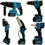 Palm Grinding, Breaker Drill Hilti, Nut Tightening Loosening, Drilling Drill, Pruning Saw 5-Piece Set