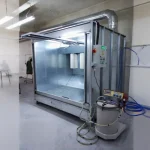 Manual Powder Coating Booth 1500X2000x2250 Mm
