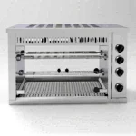 15'Li (3 Skewers) Tabletop Gas Chicken Rotisserie Machine