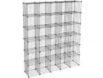 30 Compartment Metal Detachable Wardrobe Shelf Organizer - Image 2