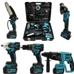 88V 5Ah 125Mm Hand Grinder Breaker Drill Hilti Cordless 5Pcs Set Machine