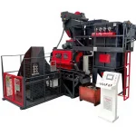 900 Lt Drum Automatic Sandblasting Machine