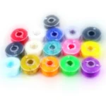 İşkur Machine Plastic Bobbin For Household Sewing Machine With 16 Colored Threads