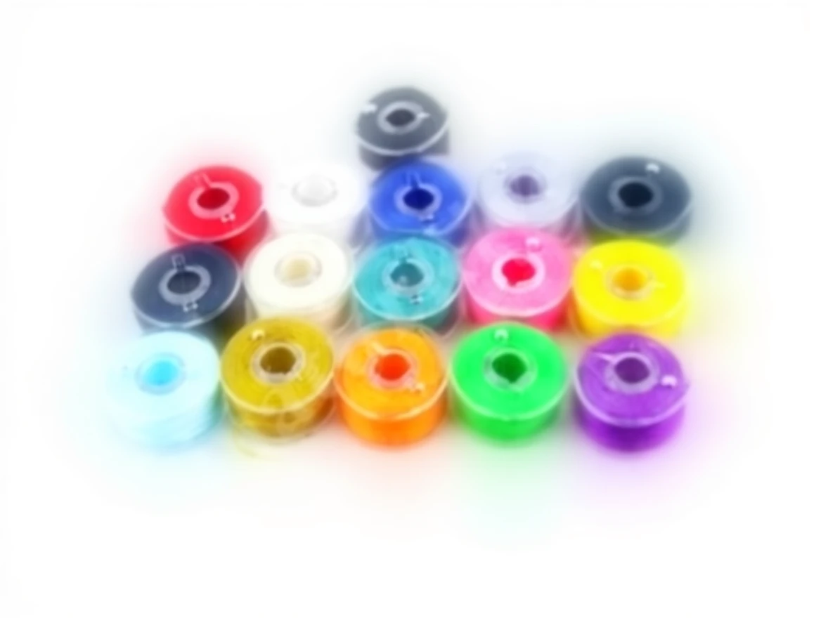 t46n8krc65rmy0cvzkw8gn8dec İşkur Machine Plastic Bobbin For Household Sewing Machine With 16 Colored Threads - Image 1