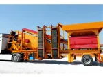 15 m3 120-180 Ton/Hour Mobile Washing Screening Plants