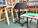 Adjustable Wheel Art Easel with Slope and Height Adjustment