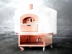 80x80 cm Gas Pizza Oven with Rotating Base - Image 5