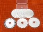 45Mm Round Blade Rotary Cutter Fabric Cardboard Cutter 10 Pieces Spare Blade Complete Cutting Set - Image 2