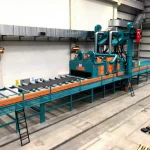 12 Türbinli 2600mm*1600mm Yatay Kontinü Kumlama Makinası