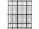 30 Compartment Metal Detachable Wardrobe Shelf Organizer - Image 3