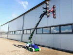 800 Kg (5.55M) Rail Glass Transport Robot with Lifting Capacity