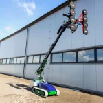 800 Kg (5.55M) Rail Glass Transport Robot with Lifting Capacity