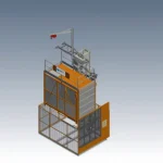 30 Meter / Min External Freight and Passenger Elevator