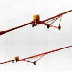 ⌀16.5/(14100Mm) V Foot Step Electric Motor Driven Agricultural Screw Conveyor