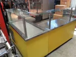 150x150 Cm Refrigerated L Type Raw Meatball Counter - Image 9