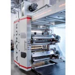 4 Color 130 Cm Single Winding Single Weft Stack Type Flexo Printing Machine