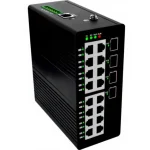 Longline 16 Port Layer3 Industrial Gigabit Managed Ethernet