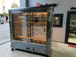 24 Şişli Natural Gas and LPG Double Showcase Chicken Rotisserie Machine - Image 2