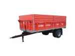 Single-Axle Double-Tired 6 Ton Dump Trailer