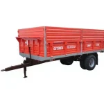 Single-Axle Double-Tired 6 Ton Dump Trailer