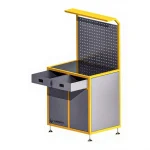 Standard 4 Drawer 2 Cabinet Workbench