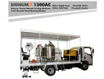 2X650 Litre Airless Cold Paint Road Line Truck