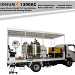 2X650 Litre Airless Cold Paint Road Line Truck