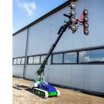 800 Kg (4.75M) Lifting Capacity Railed Glass Handling Robot