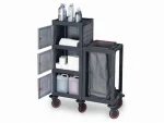Plastic Cleaning Material Trolley (53x112x136 cm) - Image 2