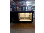 150X75x90cm Stainless Steel Wheeled Wedge Type Kebab Cabinet