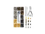 240 Set Mixed Color Rivet Fastener Accessories and Snap Pliers